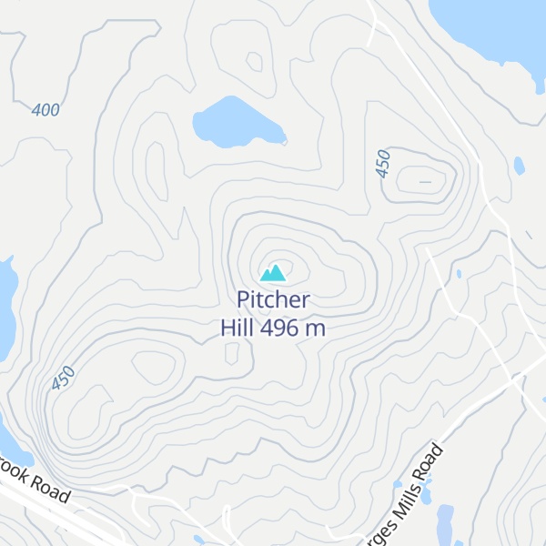 Map of Pitcher Hill