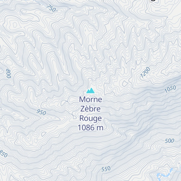 Map of Morne Zèbre Rouge