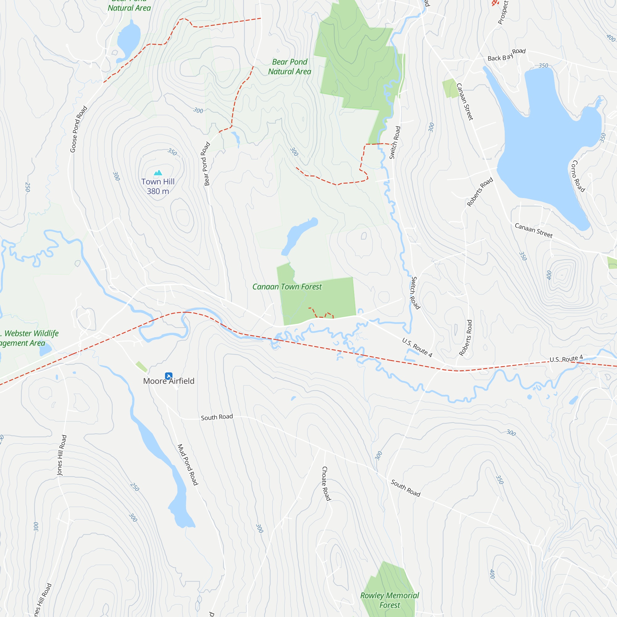 Nature Hut map