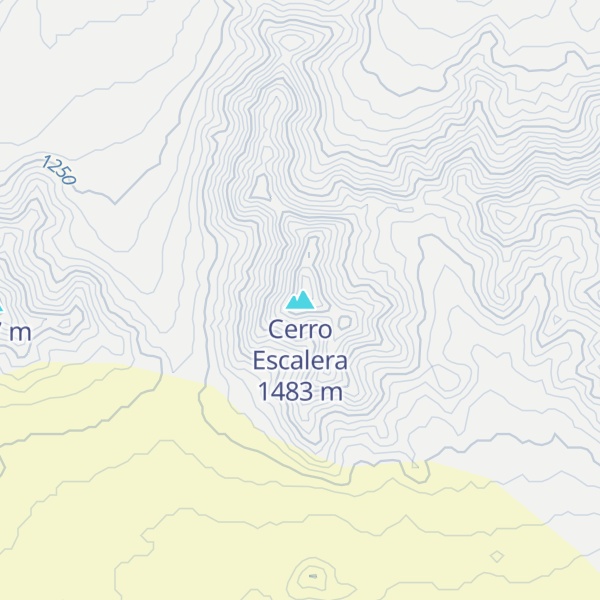 Map of Cerro Escalera