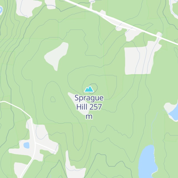Map of Sprague Hill