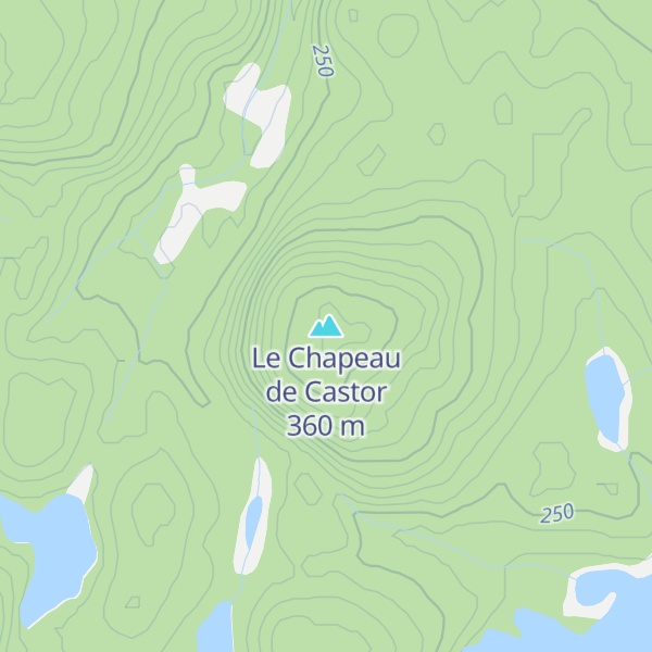 Map of Le Chapeau de Castor