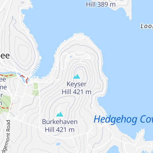 Map of Keyser Hill