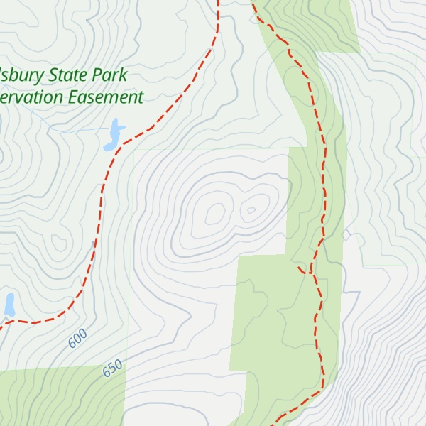 Map of Little Sunapee Mountain