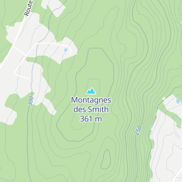 Map of Montagnes des Smith