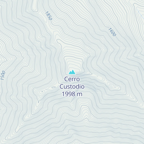 Map of Cerro Custodio