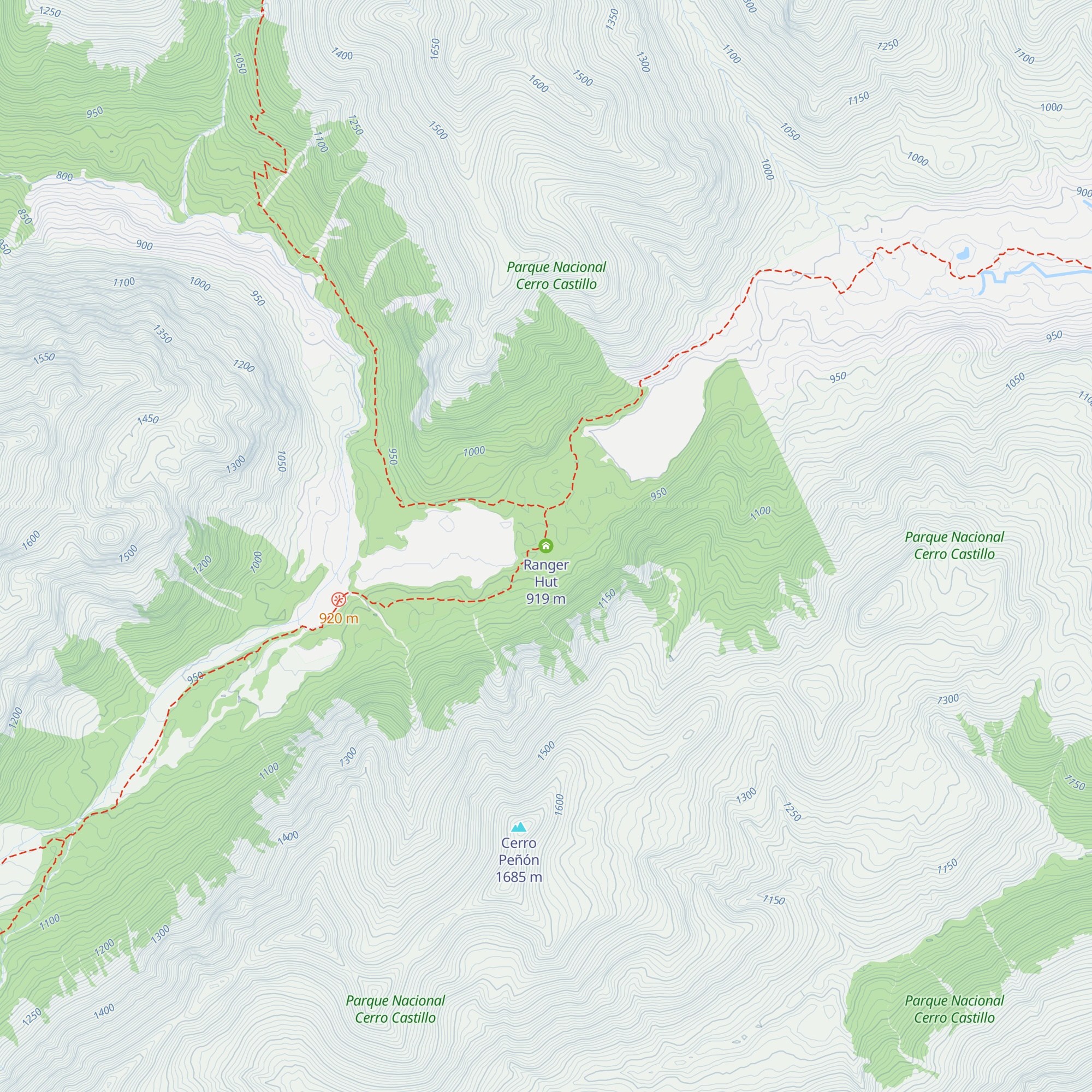 Ranger Hut map