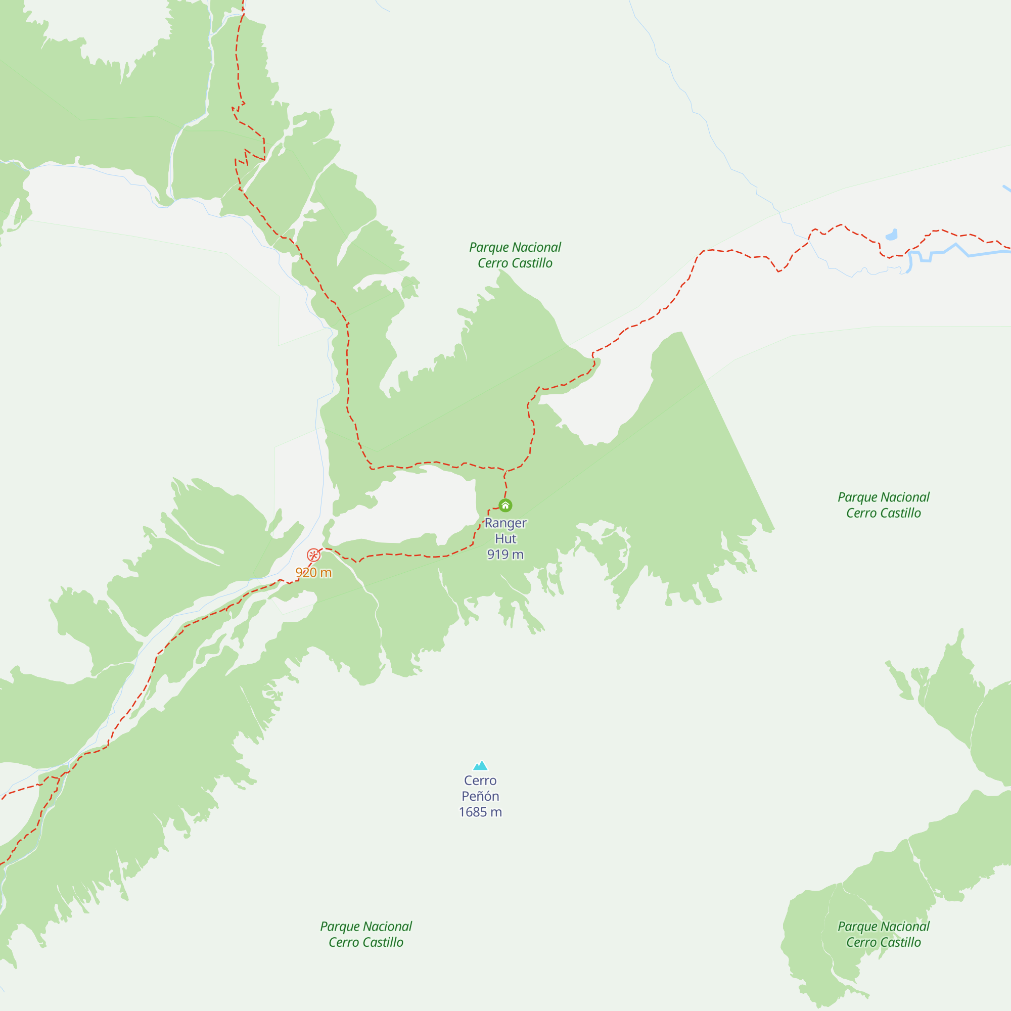 Ranger Hut map