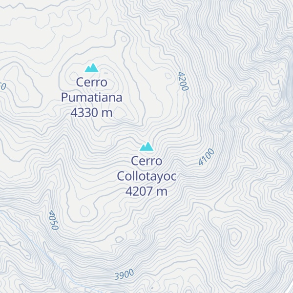 Map of Cerro Collotayoc