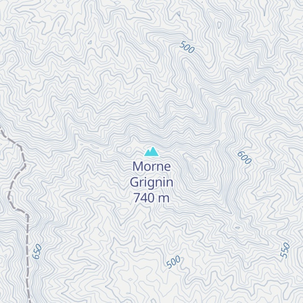 Map of Morne Grignin