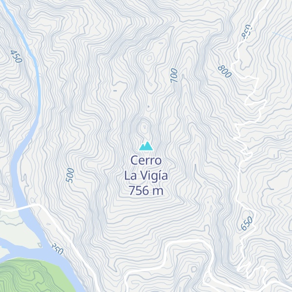 Map of Cerro La Vigía