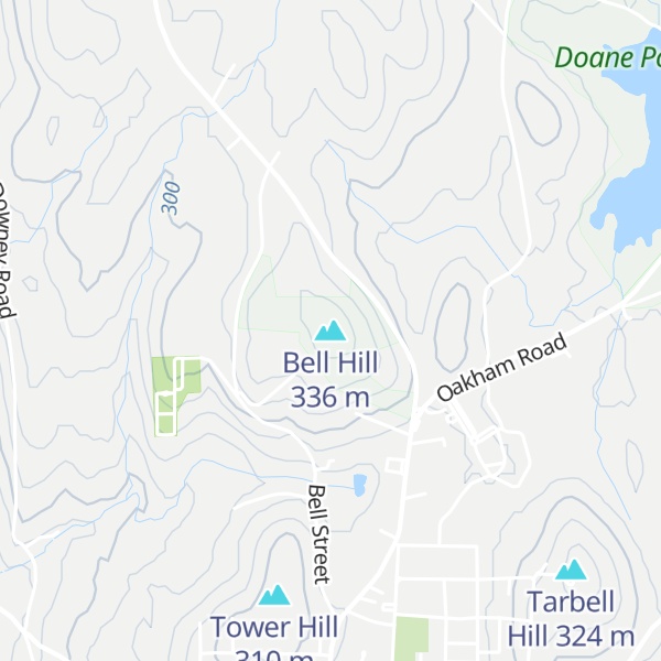 Map of Bell Hill