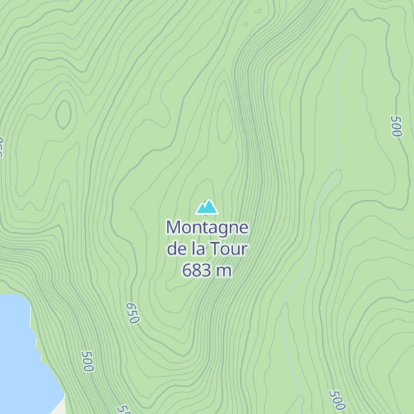 Map of Montagne de la Tour