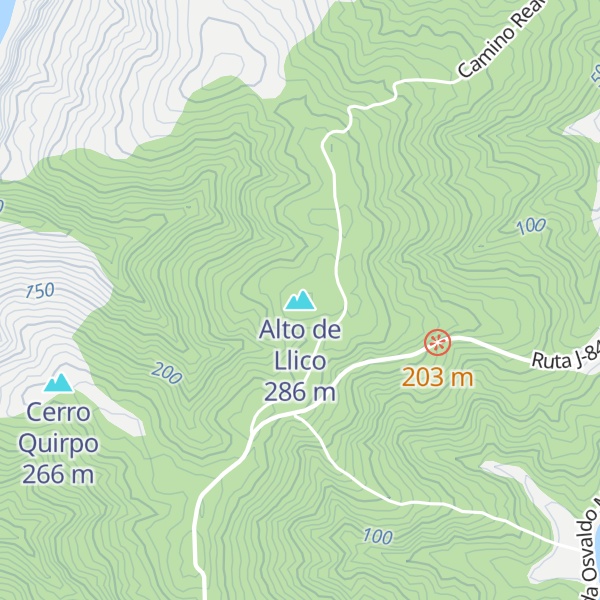 Map of Alto de Llico