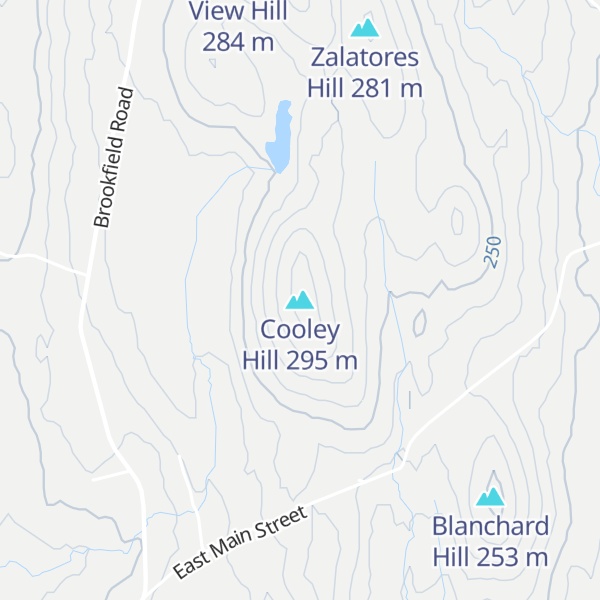 Map of Cooley Hill