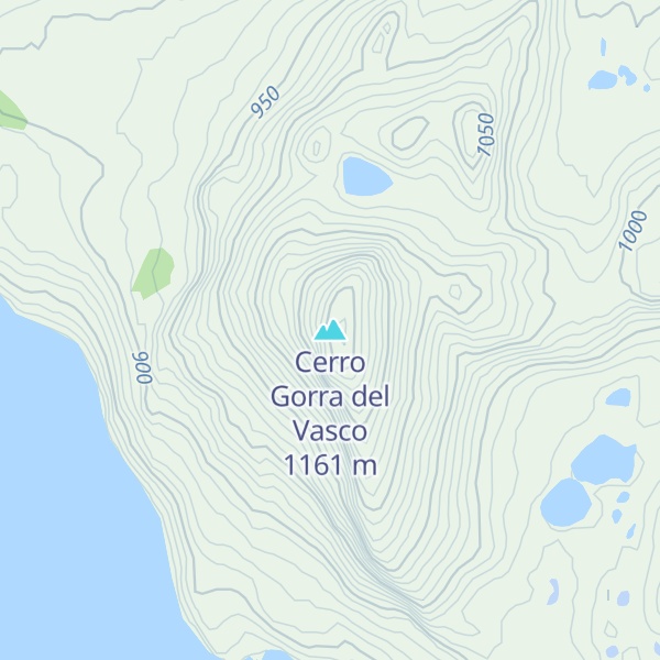 Map of Cerro Gorra del Vasco