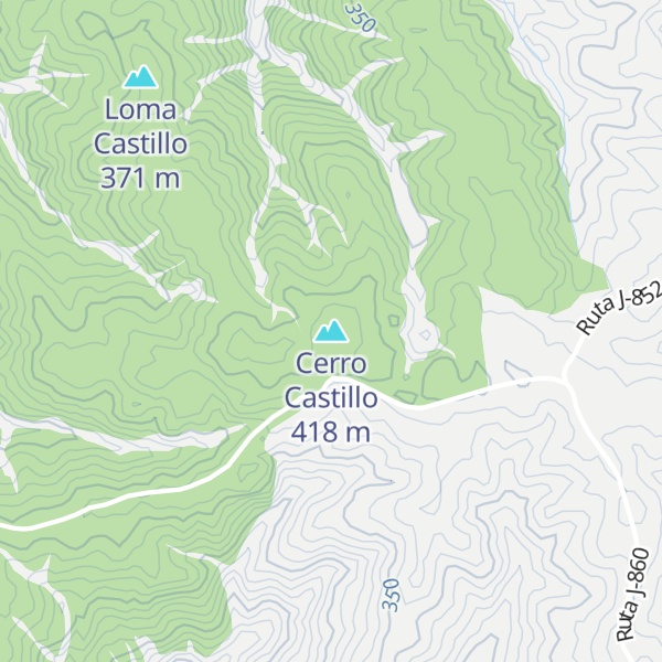 Map of Cerro Castillo