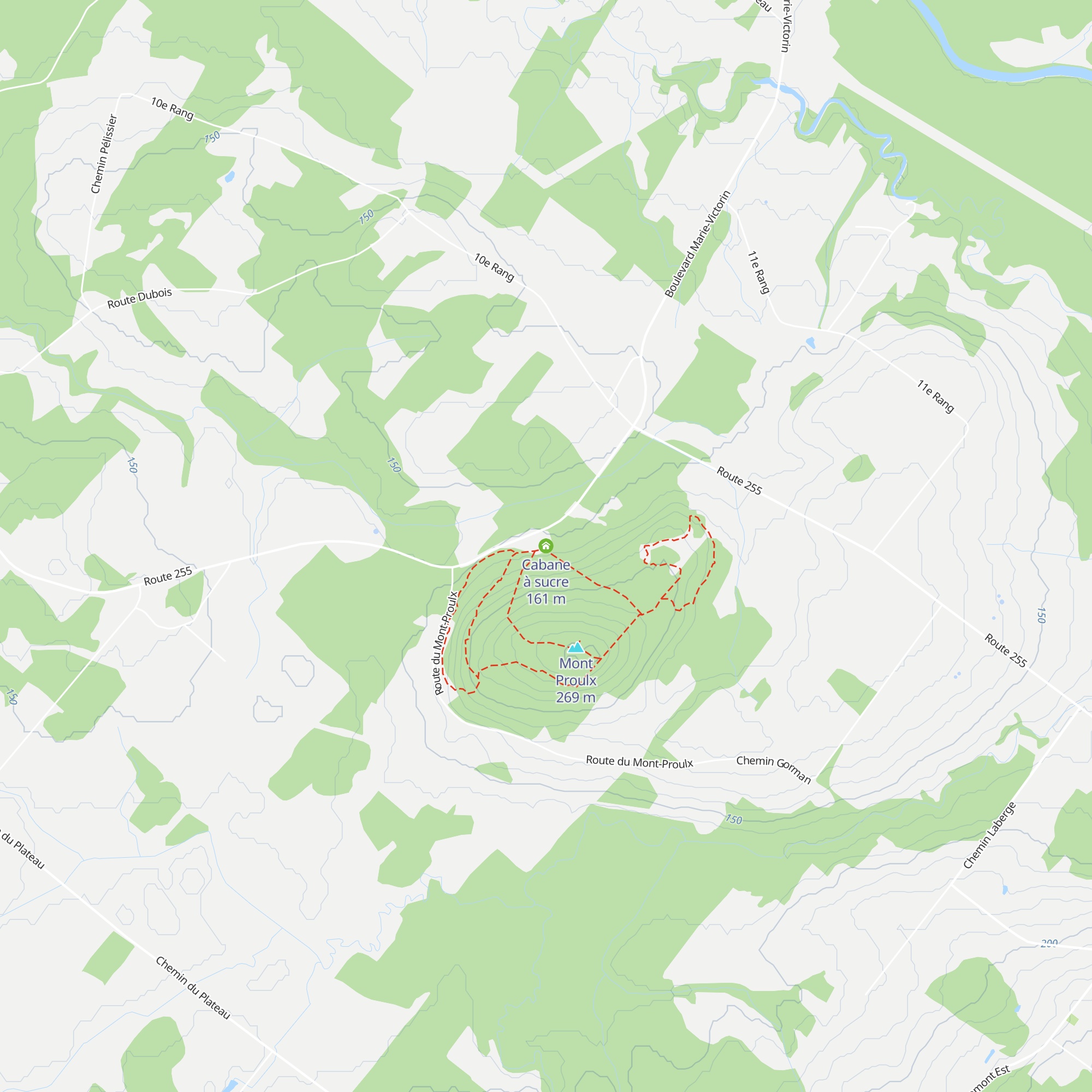Cabane à sucre map