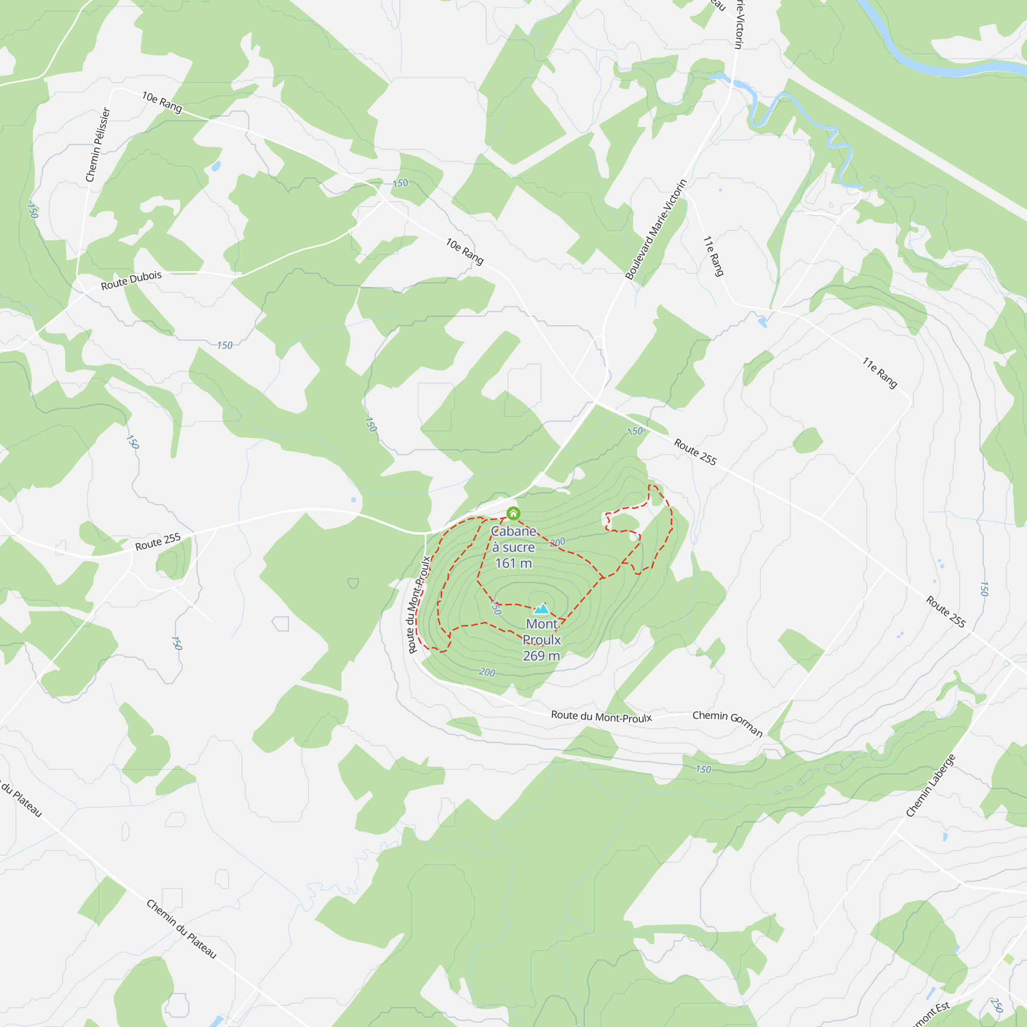 Cabane à sucre map