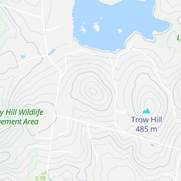 Map of Mica Mine Hill