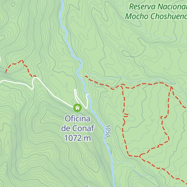 Map of Refugio Universidad Austral (1034 msnm)