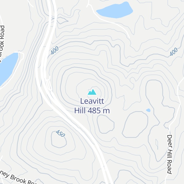 Map of Leavitt Hill