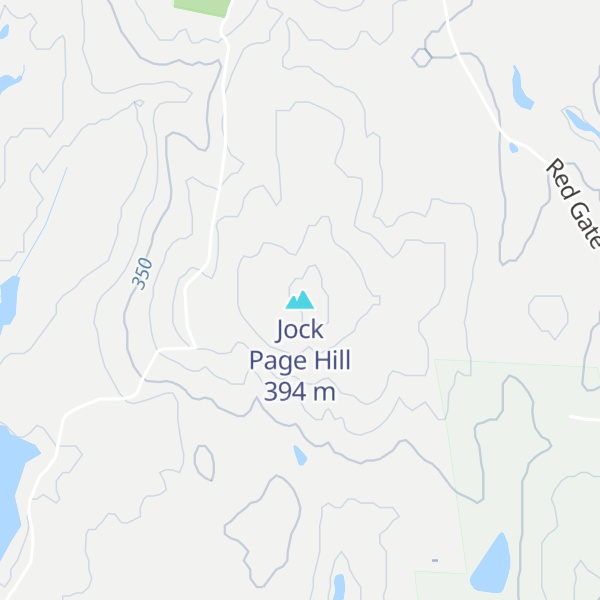 Map of Jock Page Hill