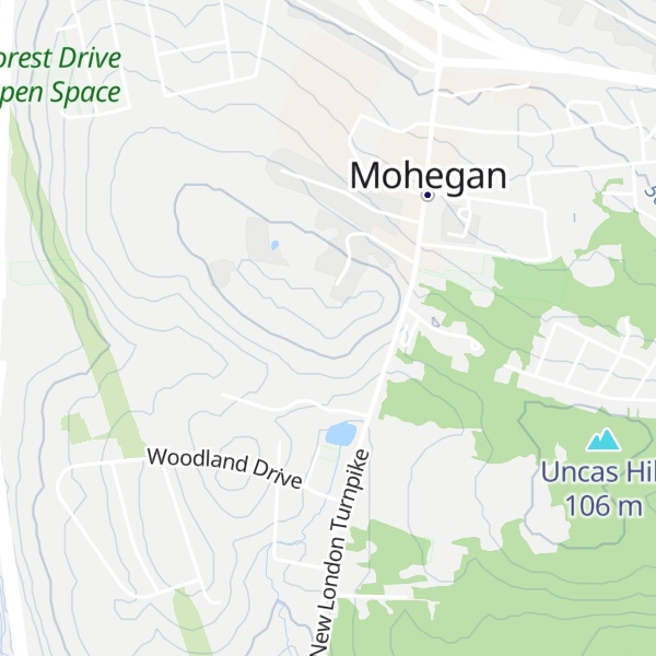 Map of Mohegan Hill