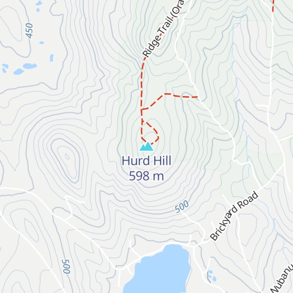 Map of Hurd Hill