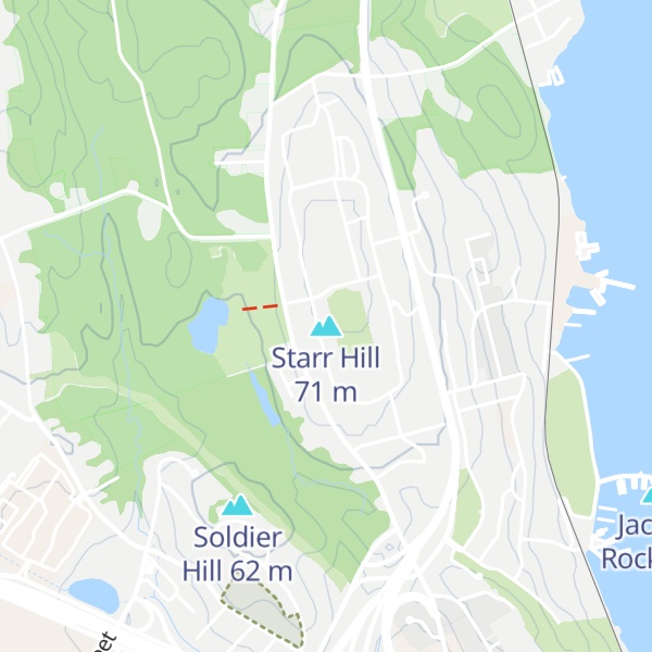 Map of Starr Hill