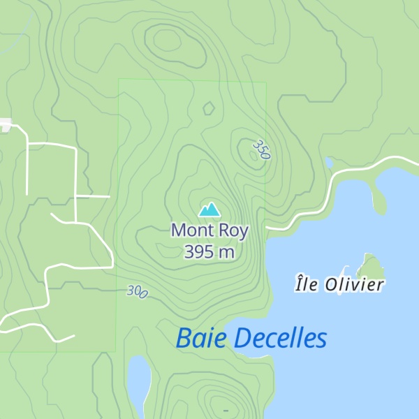 Map of Mont Roy