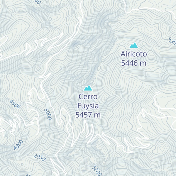 Map of Cerro Fuysia