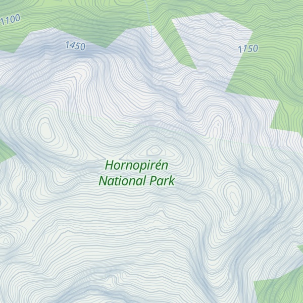 Map of Cerro Adán