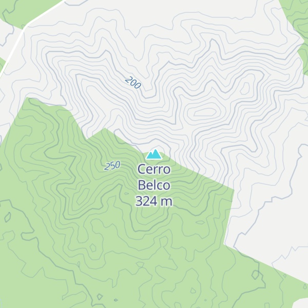 Map of Cerro Belco