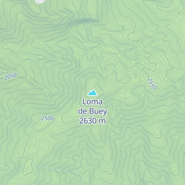 Map of Loma de Buey