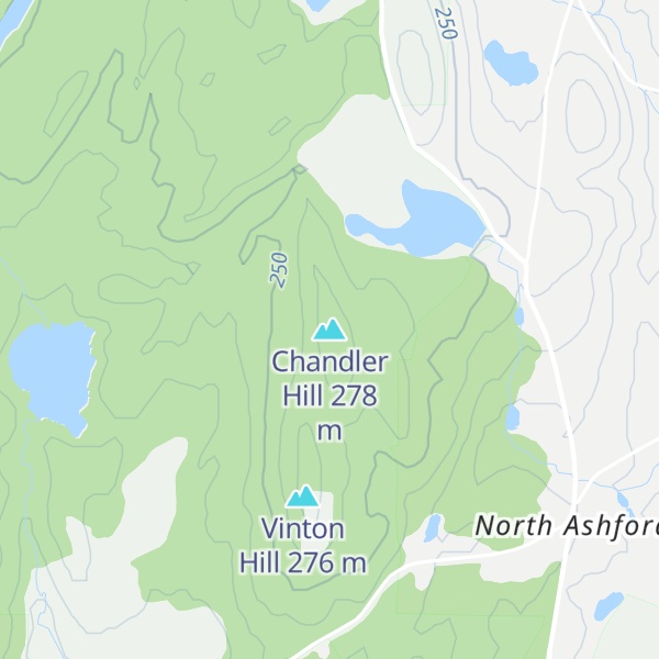 Map of Chandler Hill