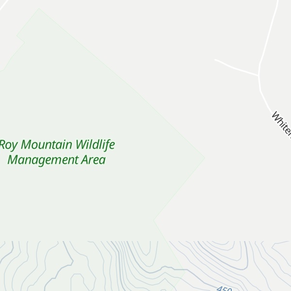 Map of Roy Mountain