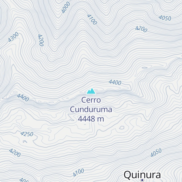 Map of Cerro Cunduruma