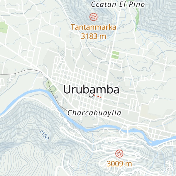 Map of Urubamba Tourist Information