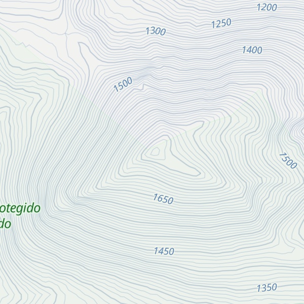 Map of Cerro Rosado