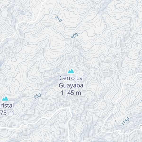 Map of Cerro La Guayaba