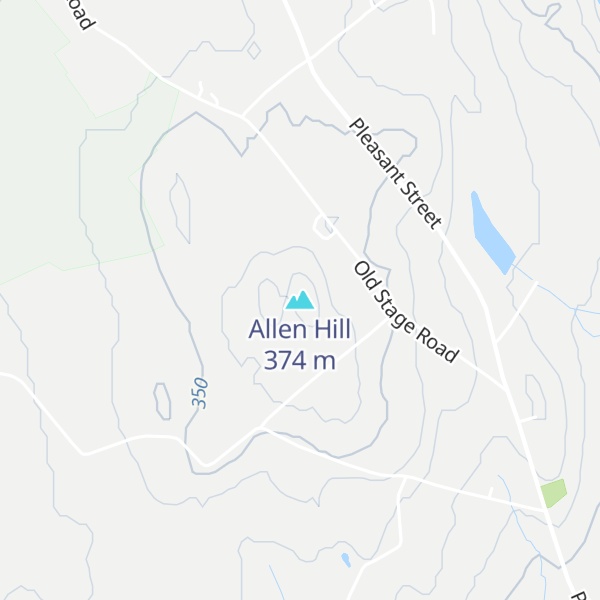 Map of Allen Hill