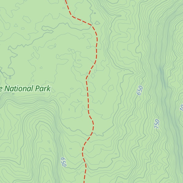 Map of Refugio sendero de chile 