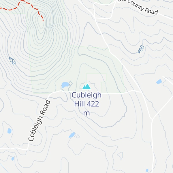 Map of Cubleigh Hill