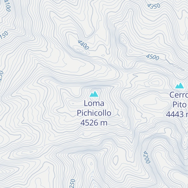 Map of Loma Pichicollo