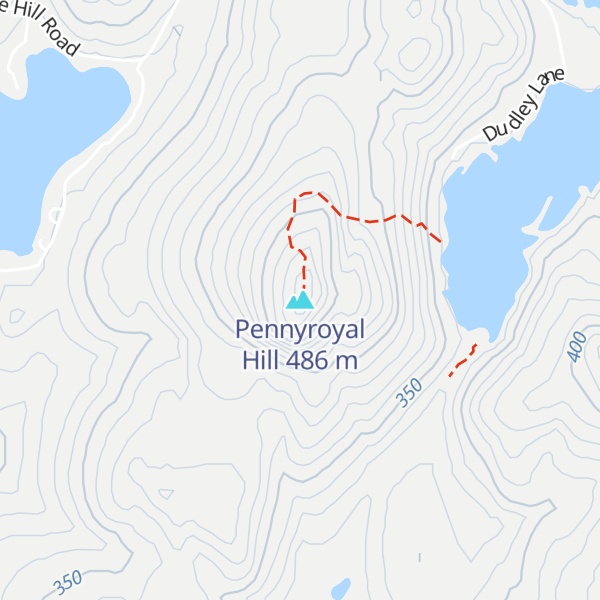 Map of Pennyroyal Hill