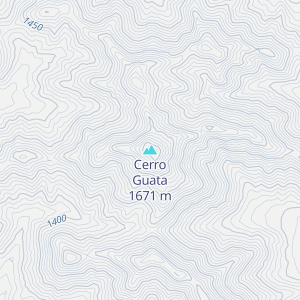 Map of Cerro Guata