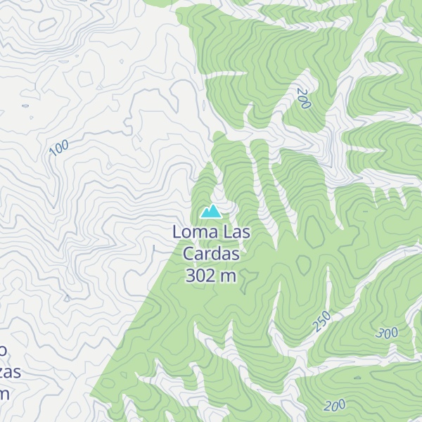 Map of Loma Las Cardas
