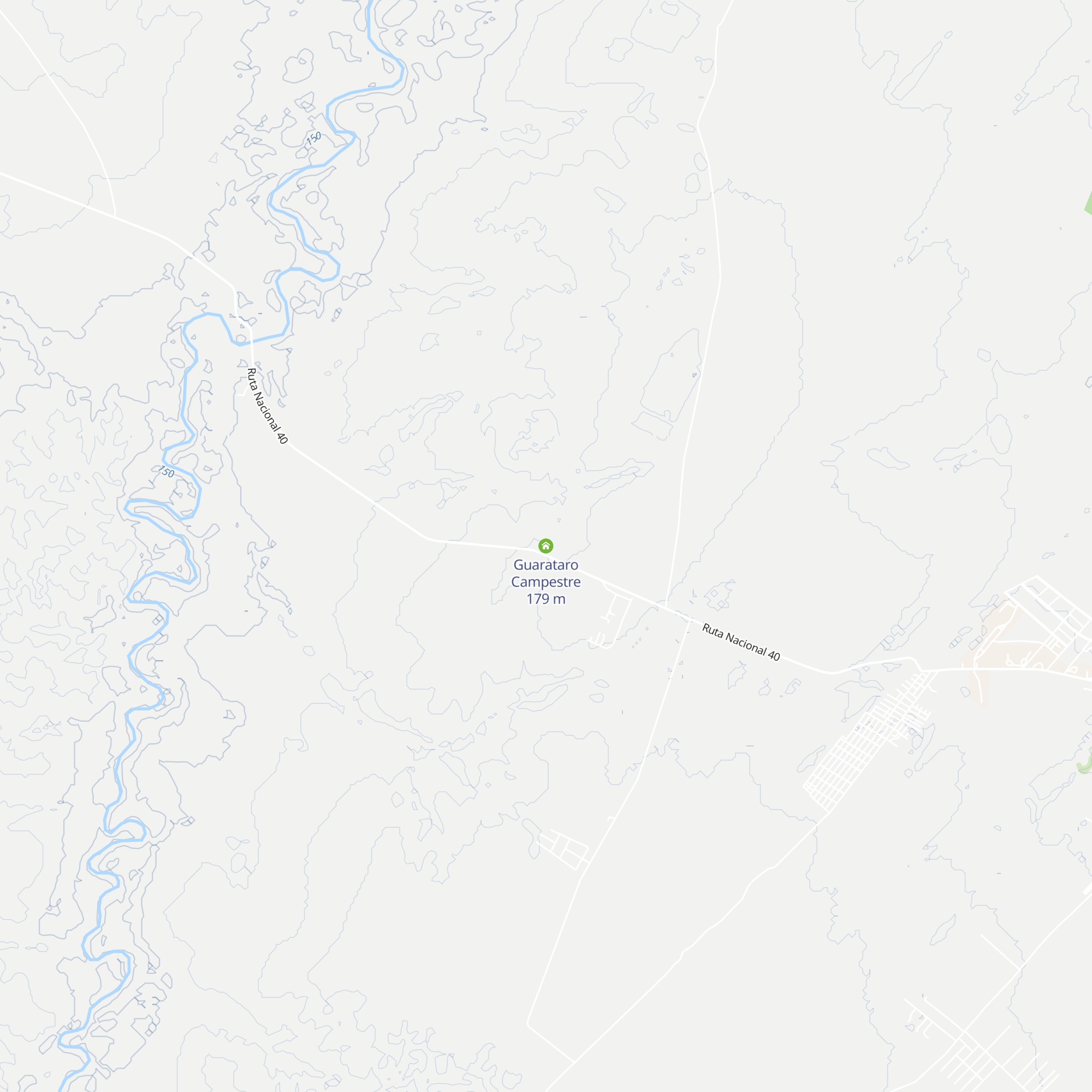 Guarataro Campestre map