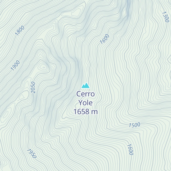 Map of Cerro Yole